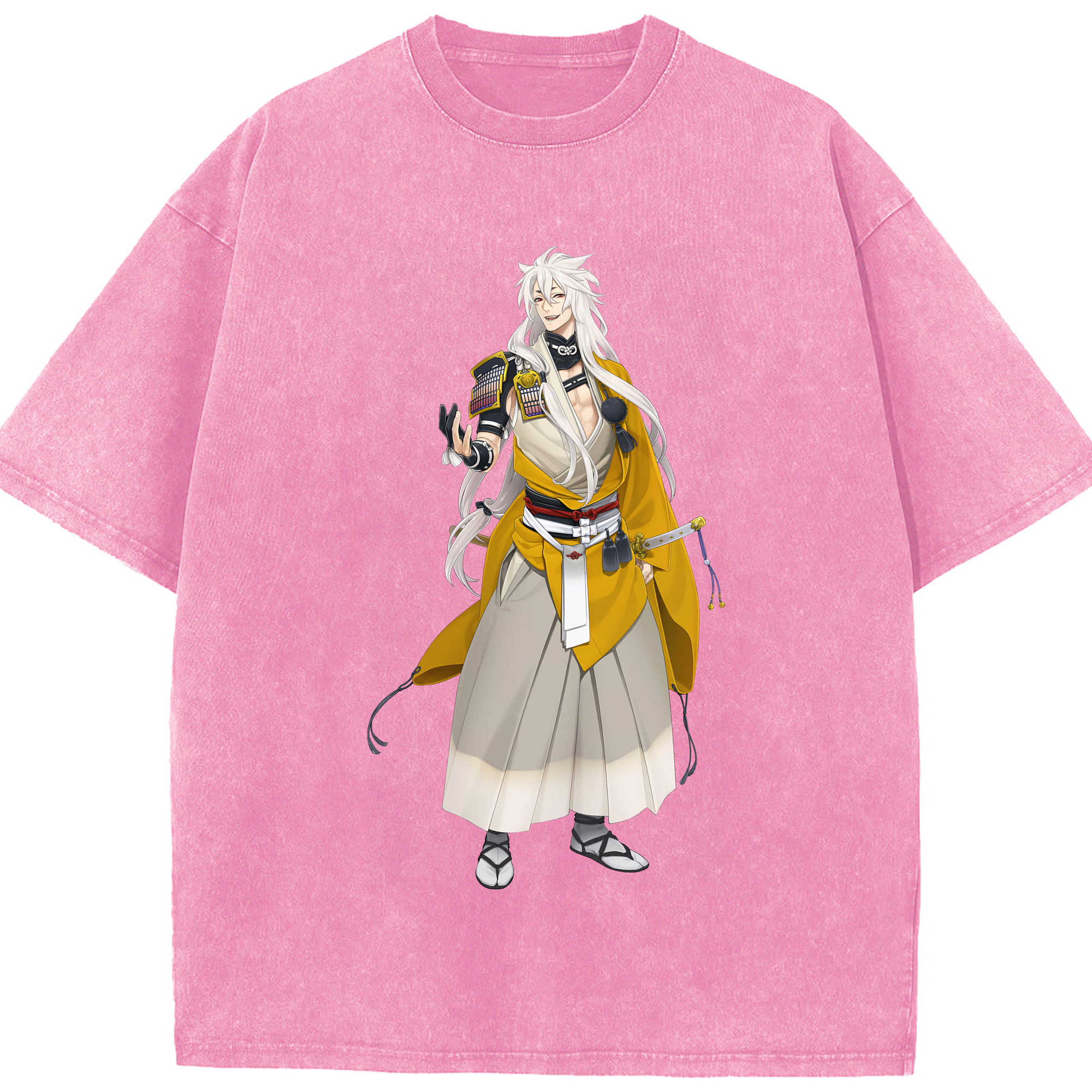（画像用） 刀剣乱舞 Touken Ranbu 綿100% ヴィンテージ風 半袖Tシャツ（フロントプリント）